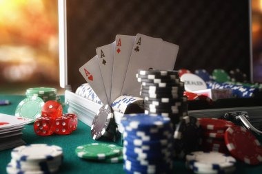 Live casino table interface showing real-time dealer and player positions